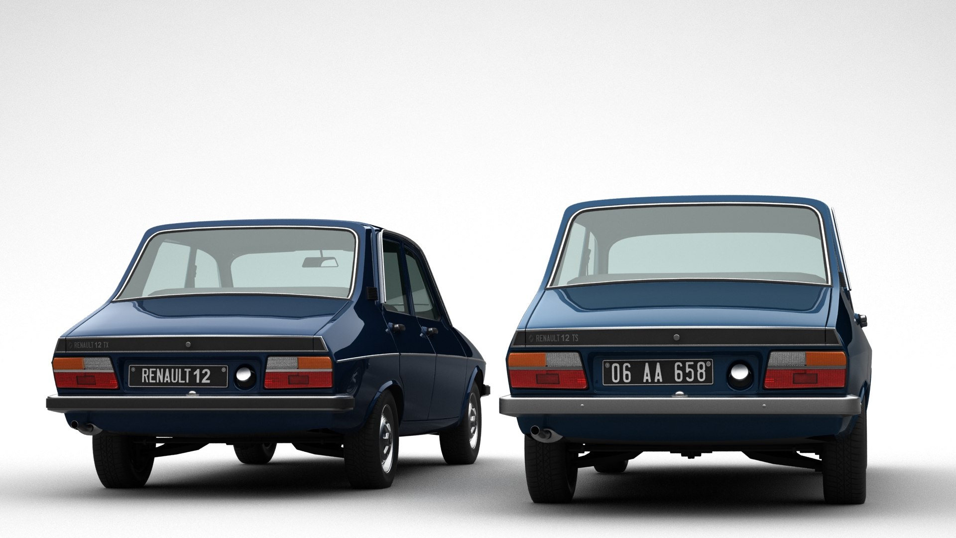 3D Renault 12 TX - TS Pack Model - TurboSquid 2011070