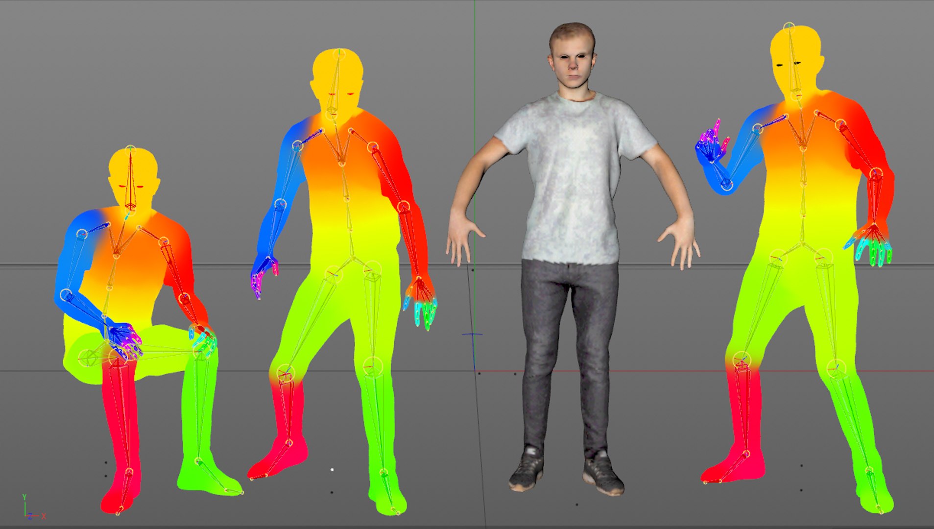 3D Scanned Human Young Rigged - TurboSquid 1462916