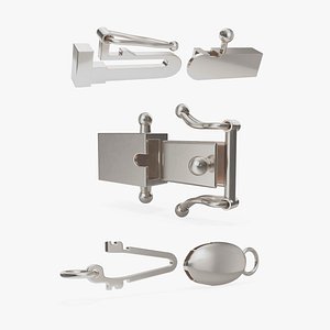 Silver Jewelry Clasps Collection 4