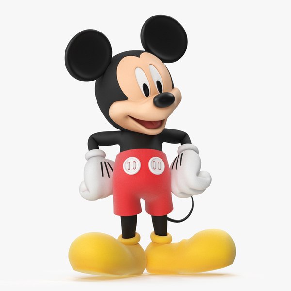 Mickey Mouse 3D model in FBX, OBJ, MAX, 3DS, C4D 