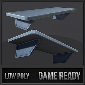 Metal Shelf 01