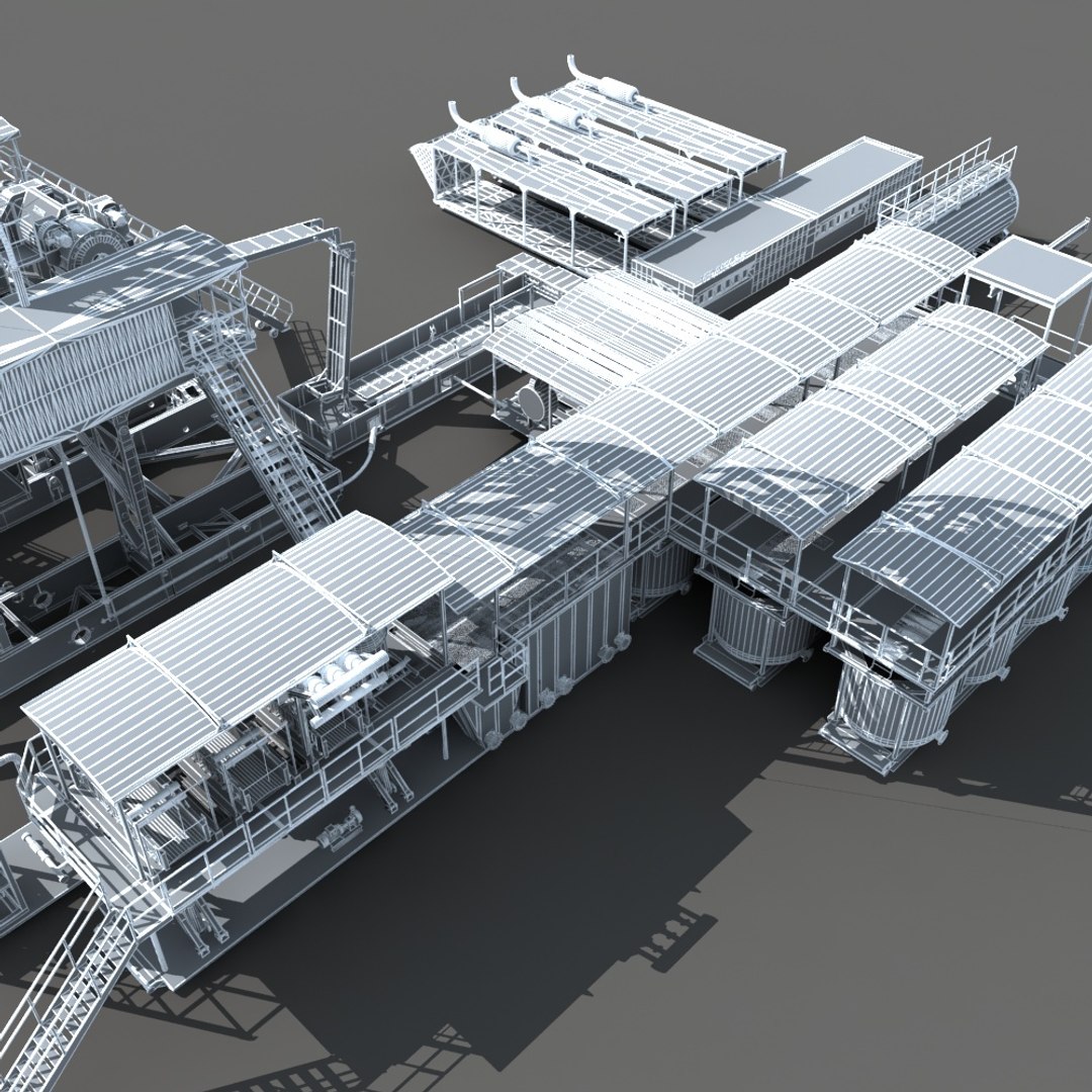 Land Rig 3d Model