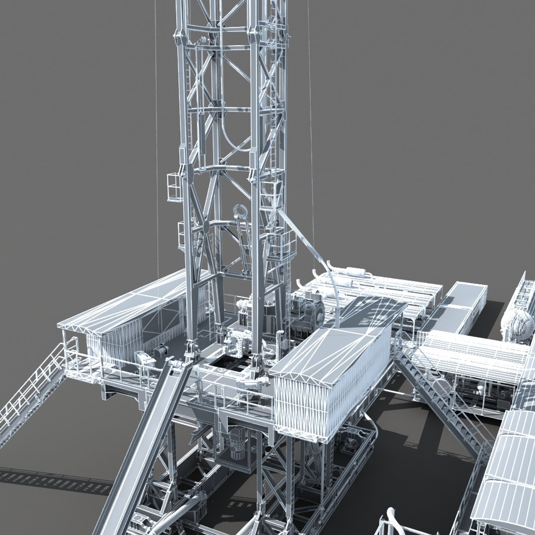 land rig 3d model