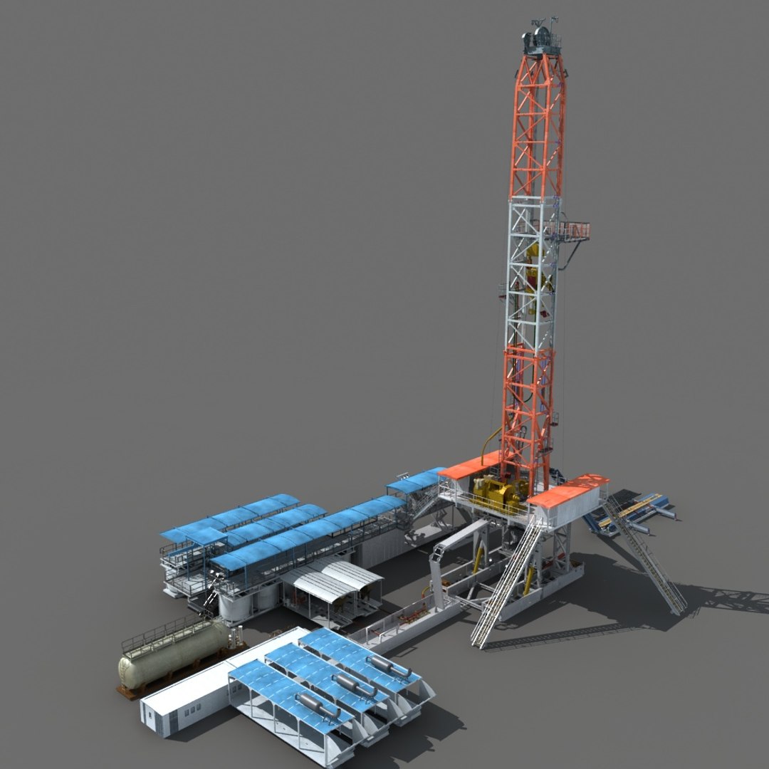 Land Rig 3d Model