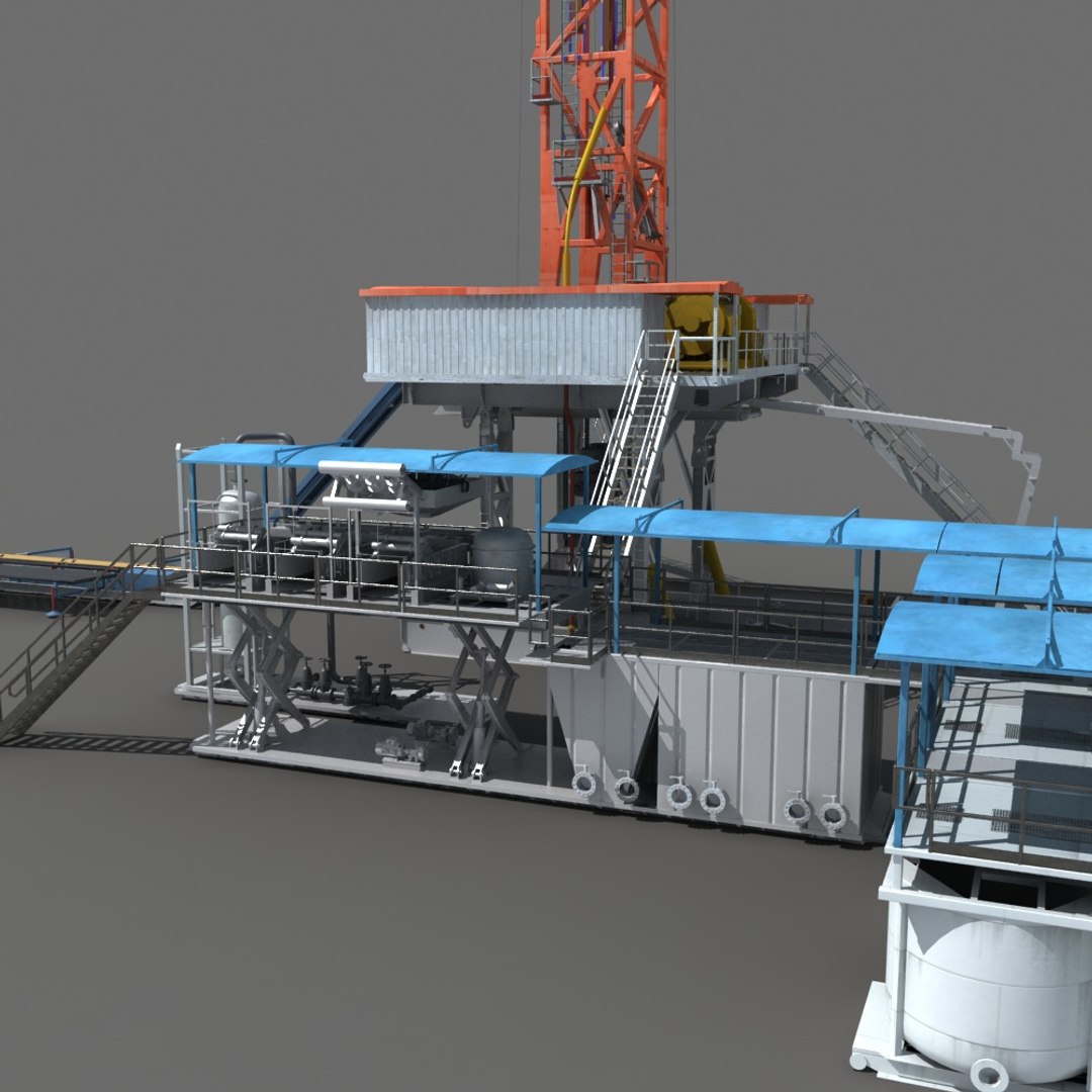 land rig 3d model