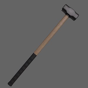 PBR Sledge Hammer V2c 3D