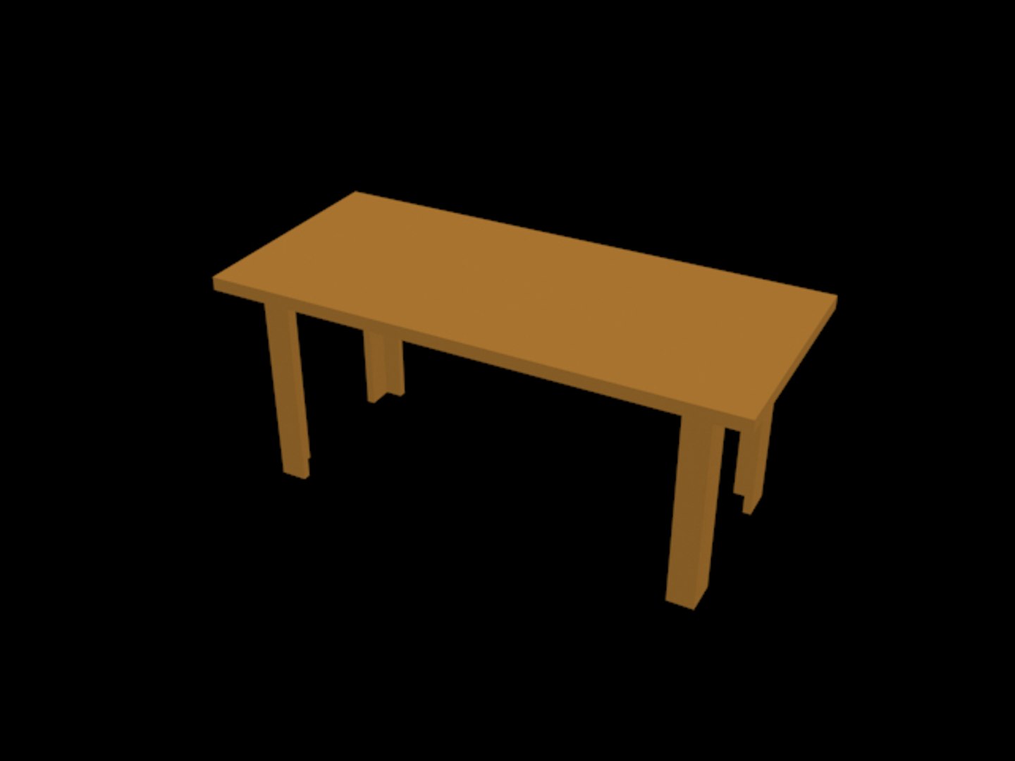 3D Simple Table - TurboSquid 1256041