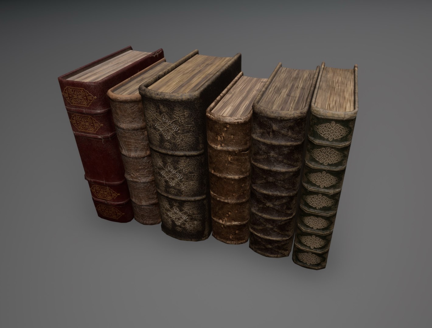 old leather books 3D model https://p.turbosquid.com/ts-thumb/KE/92bSkY/Sme7HYSt/books02/jpg/1589223465/1920x1080/fit_q87/37c712626c865eb68a20aadfd00f69b0384dc814/books02.jpg