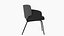 IKEA BINGSTA Fauteuil Vissle gris foncé noir