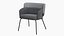 IKEA BINGSTA Fauteuil Vissle gris foncé noir