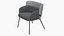 IKEA BINGSTA Fauteuil Vissle gris foncé noir