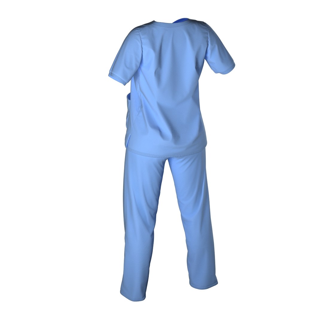 female surgeon dress 17 3d max