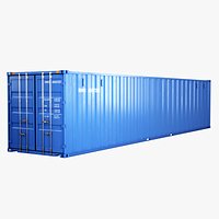 Intermodal Shipping Container 40-foot-long