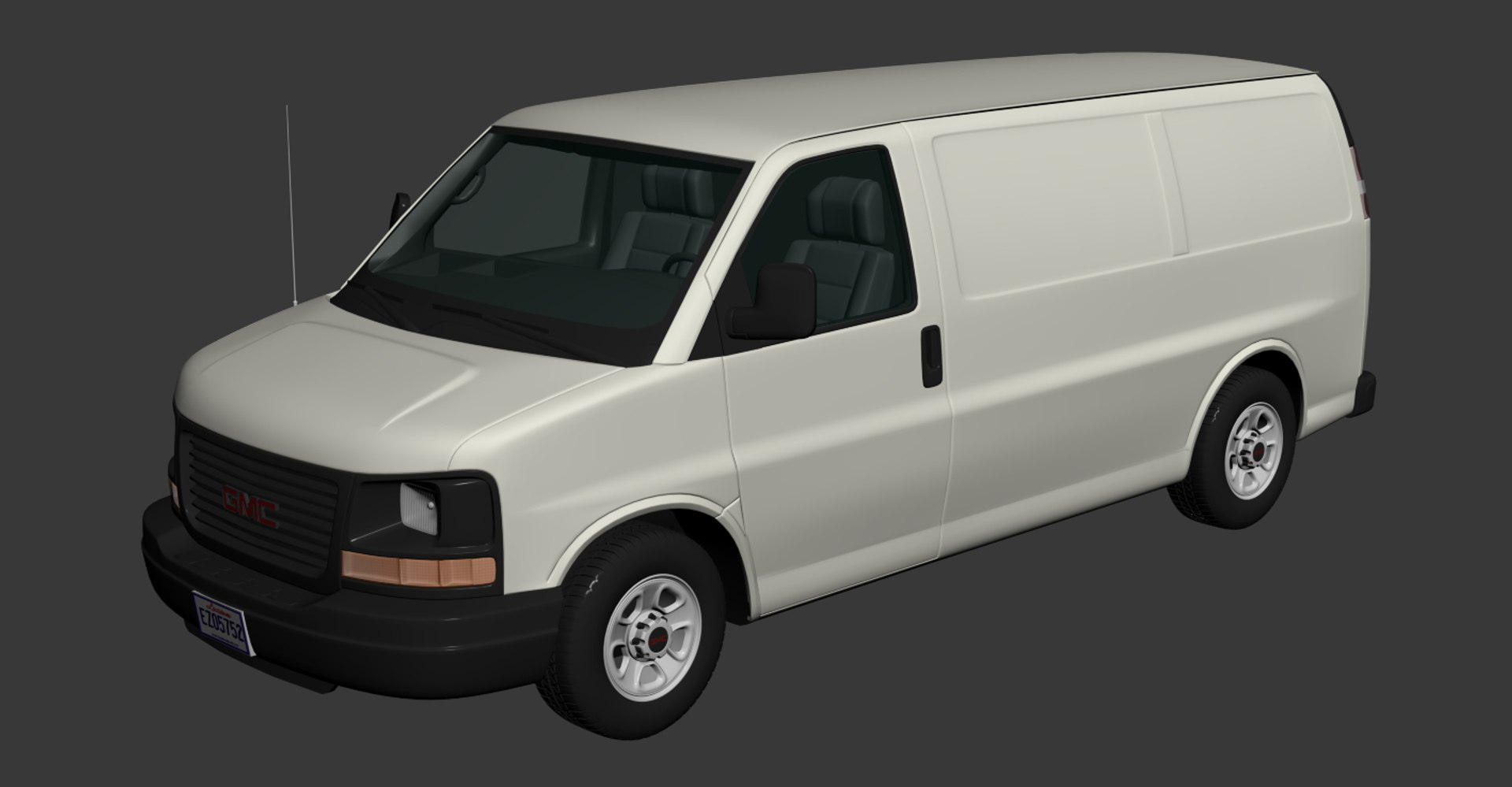 GMC Savana Cargo Van 3D Model - TurboSquid 2188327