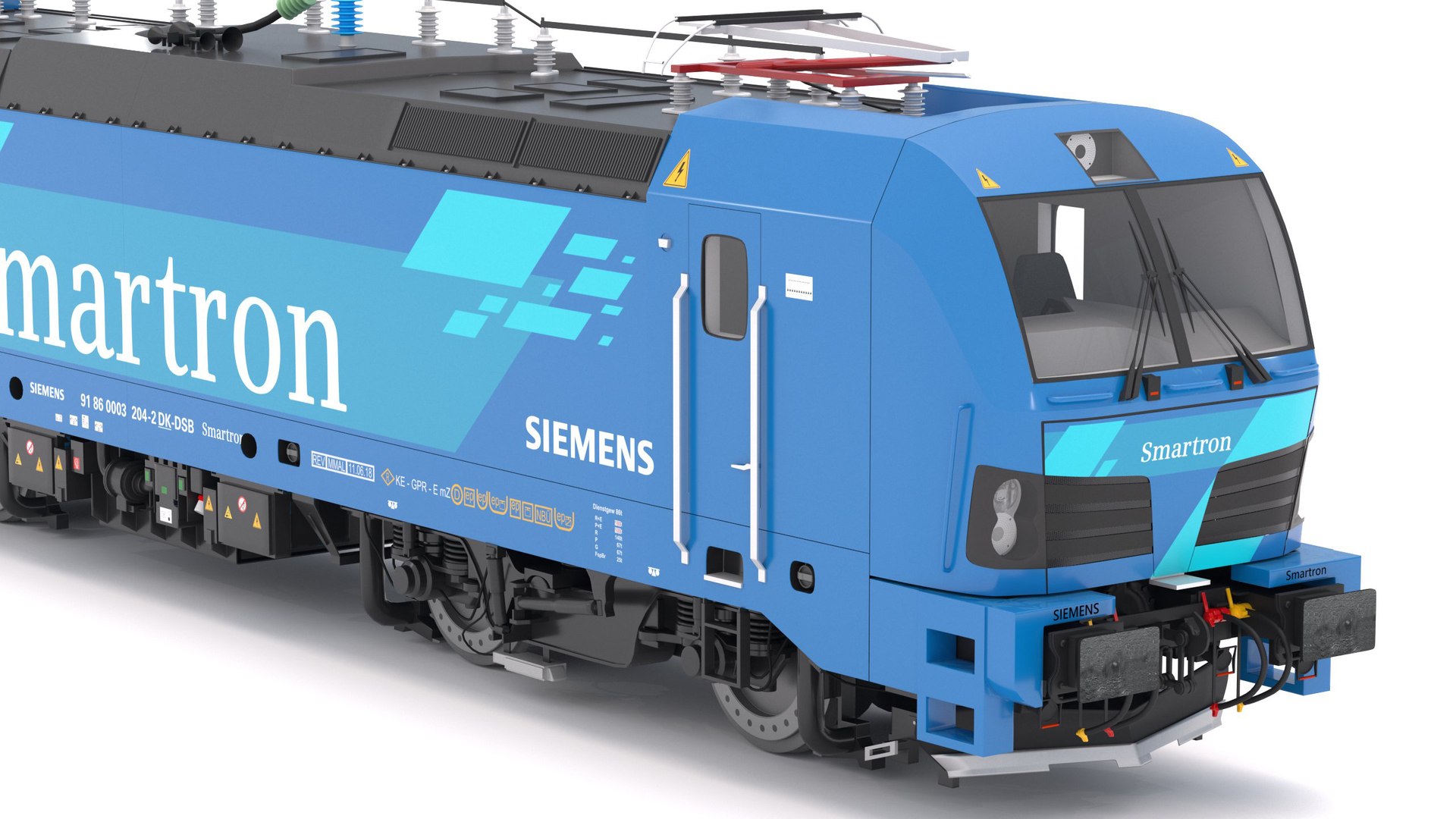 Siemens Smartron Electric Locomotive 3D - TurboSquid 2149181