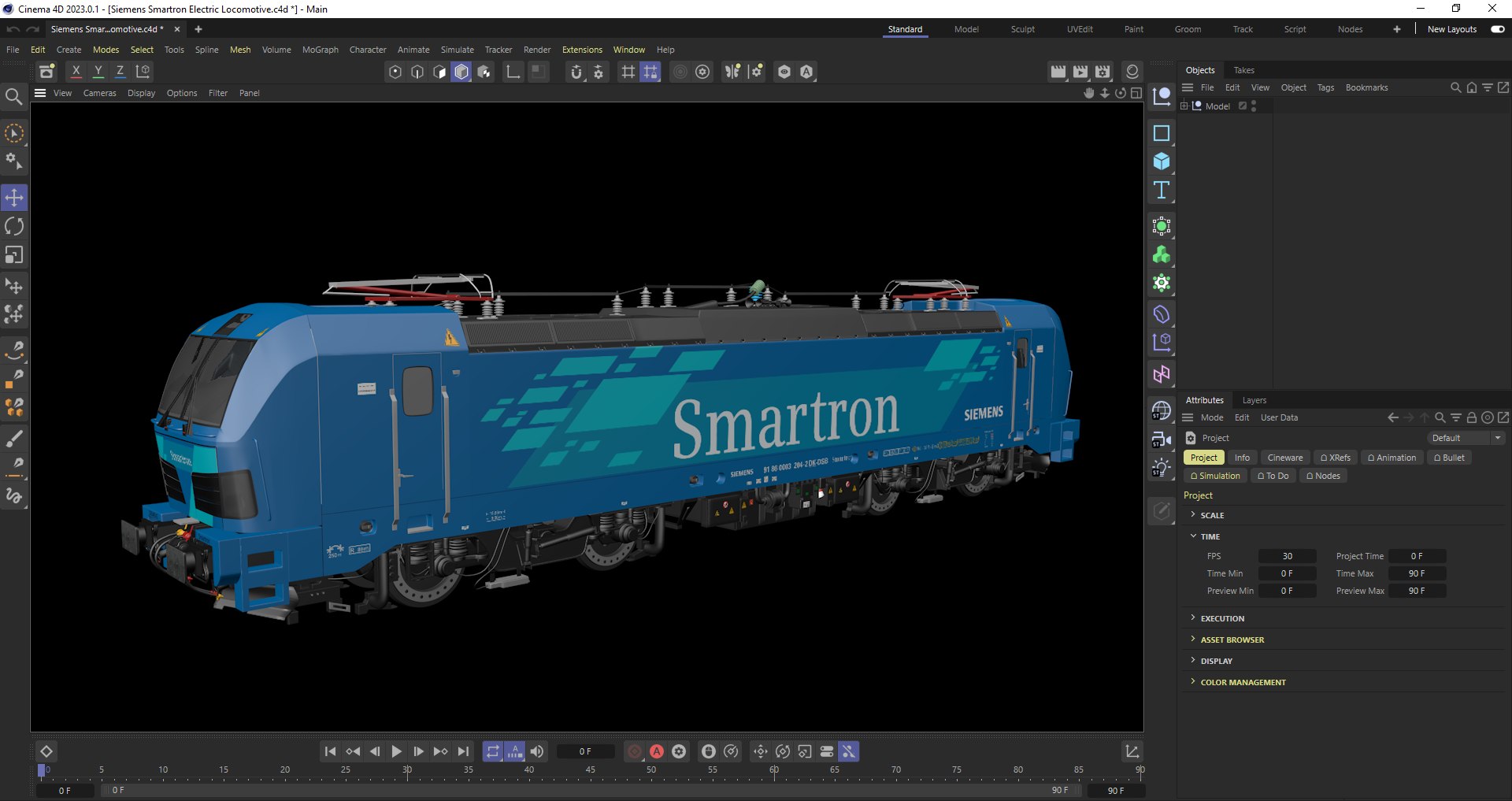 Siemens Smartron Electric Locomotive 3D - TurboSquid 2149181