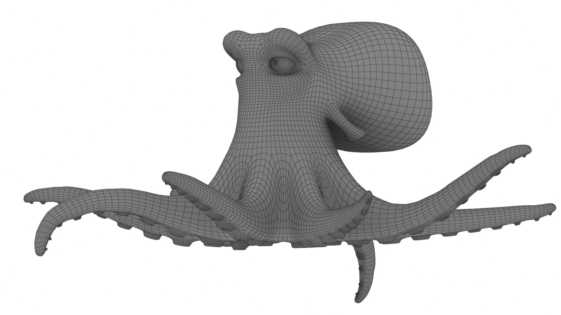 3D Model Octopus Cartoon Rigged Animated - TurboSquid 2077446
