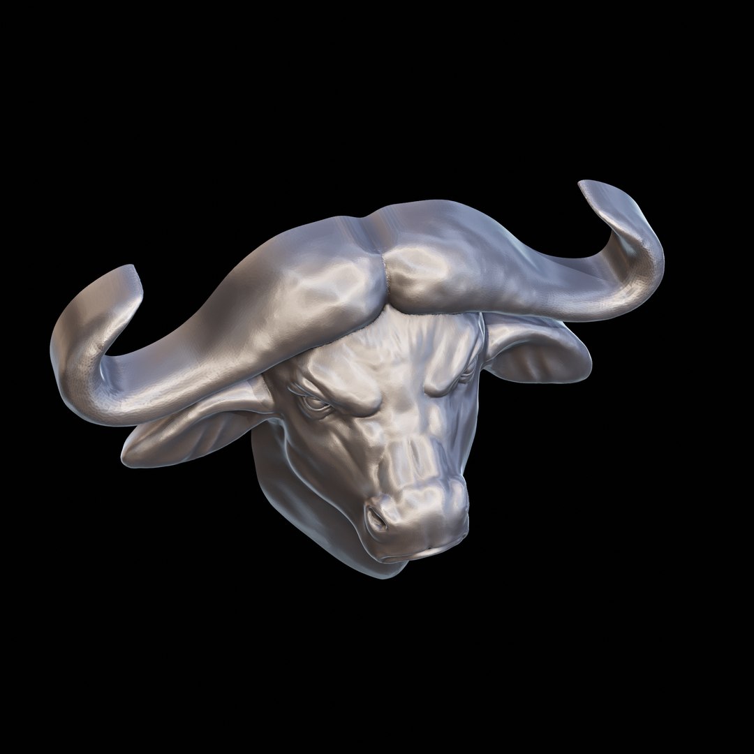 Buffalo Decor 3d - Turbosquid 1832503