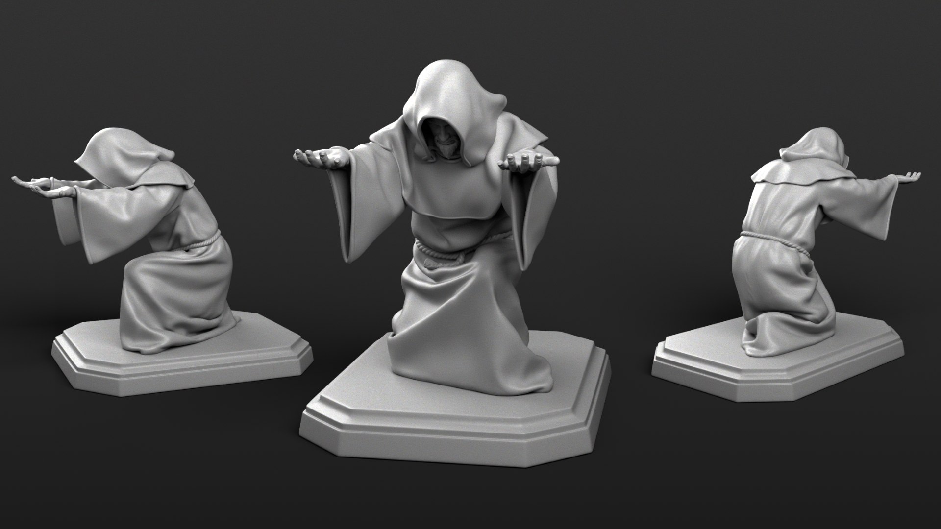 3D Monk Penholder - 3D Print Ready Model - TurboSquid 2225939