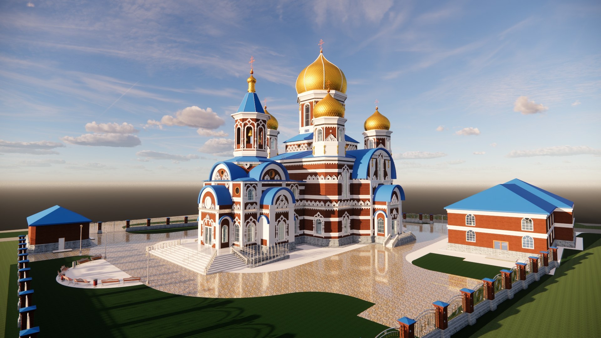 3D Church - TurboSquid 2097046