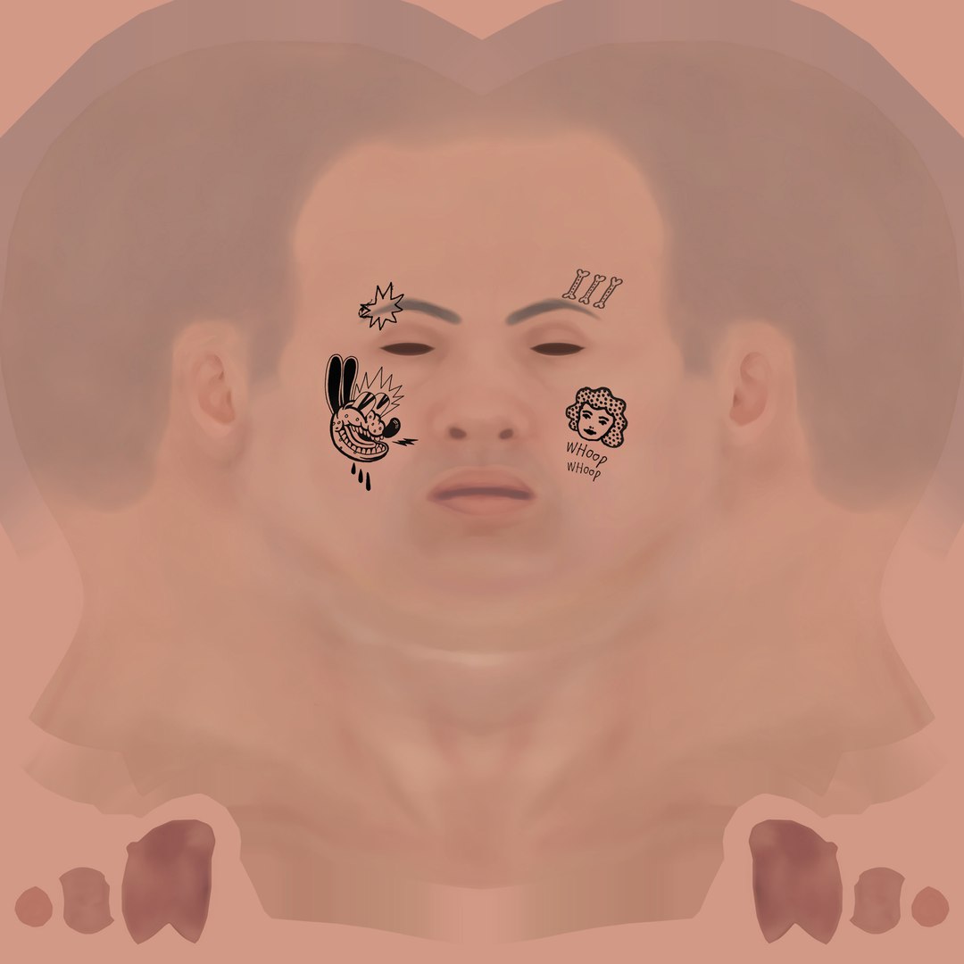 The Guy 3D https://p.turbosquid.com/ts-thumb/KE/XhU8Ik/cs/std_skin_head_diffuse_tattoo2/png/1716062306/1920x1080/fit_q87/98657801fcf3e11f10cd92d69a30d9ac63d6f4c9/std_skin_head_diffuse_tattoo2.jpg
