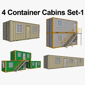 Container Cabins Set_1