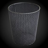 Round Steel Wire Mesh WasteBasket - PBR