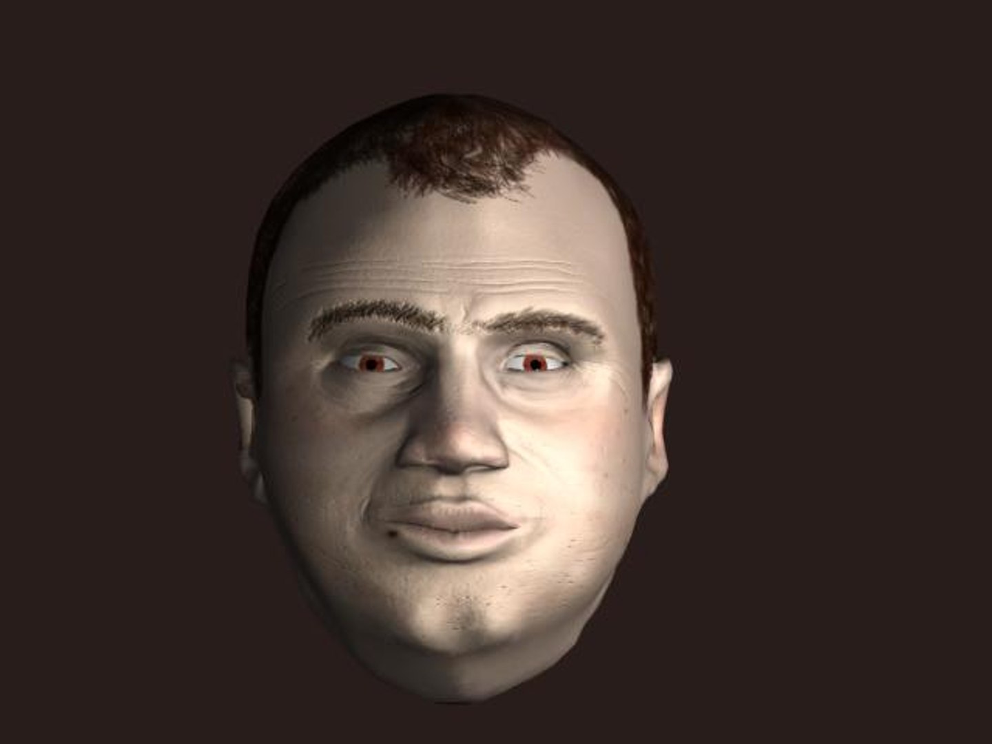 Head Al Capone 3d Model