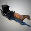horse carriage v2 3d model