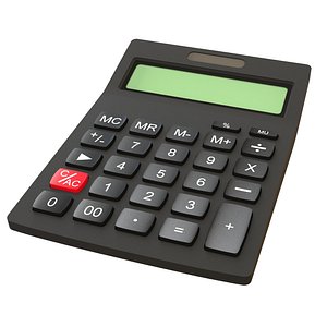 calculator 3d model