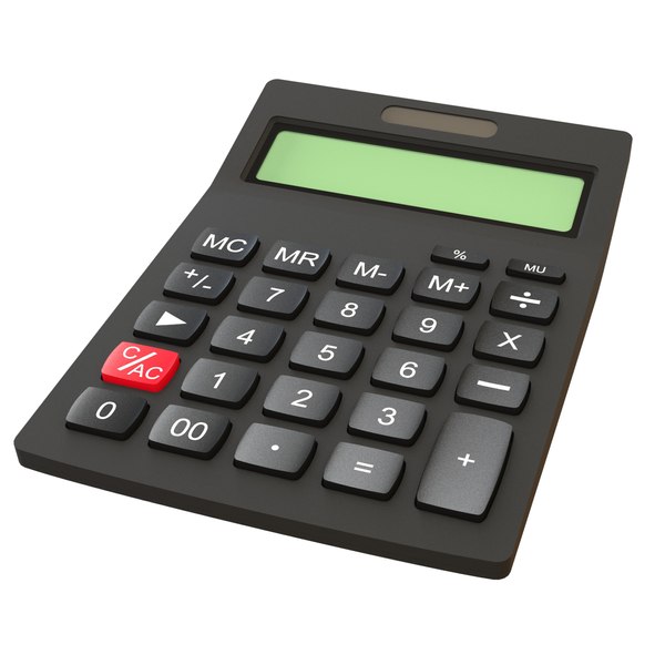 calculator 3d model