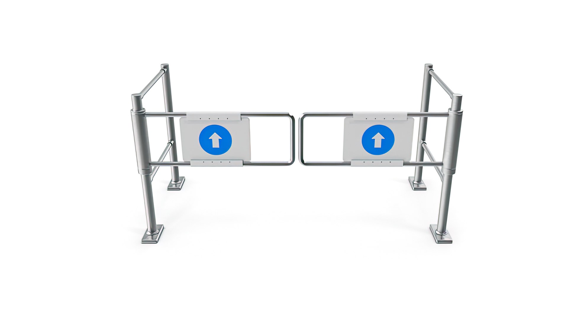 Automatic Swing Gates 3D TurboSquid 2187570