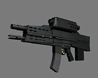 XM29 OICW Assault Rifle Prototype
