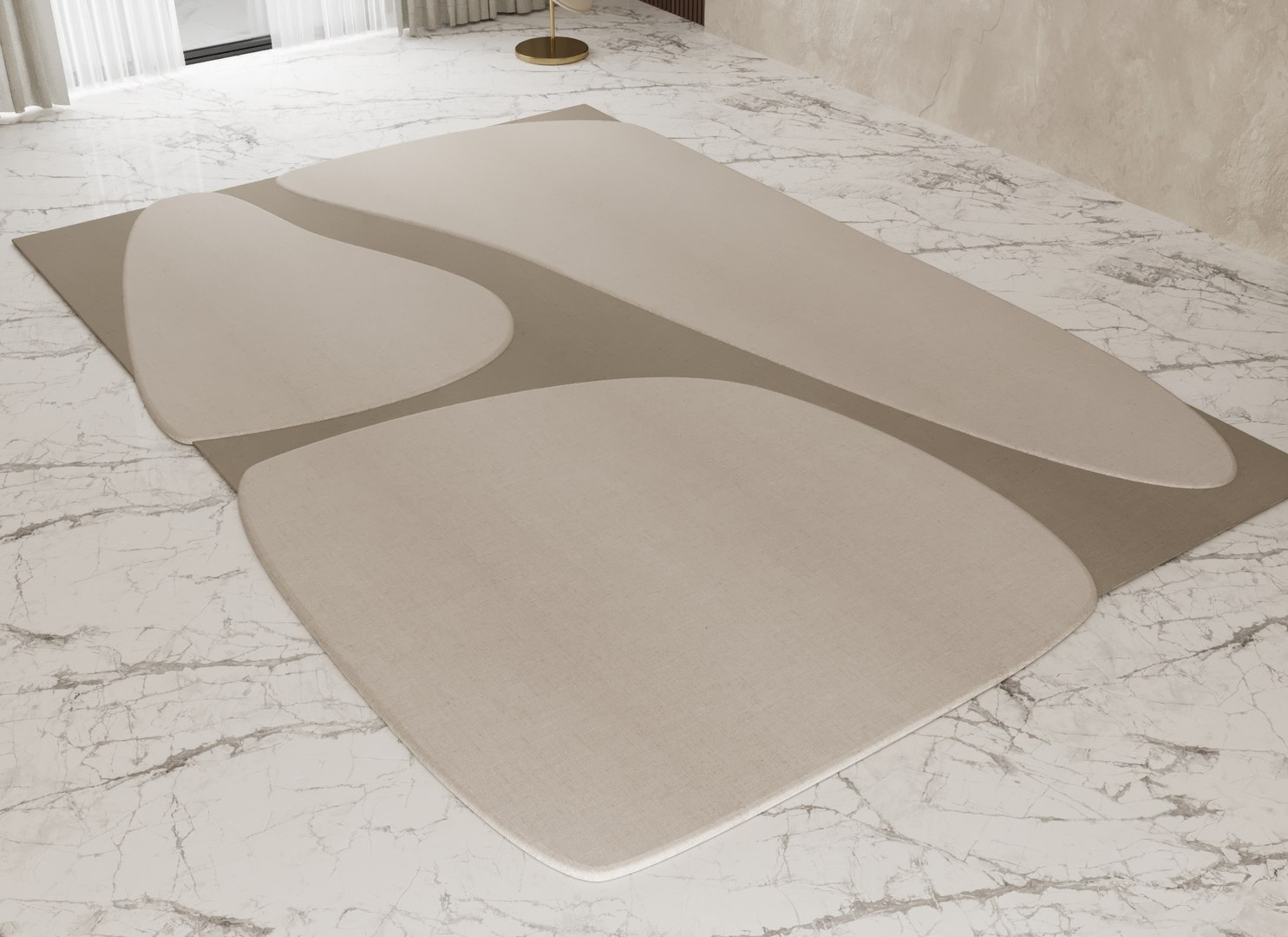 3D Mia Organic Rug - Two Tone Modern Carpet https://p.turbosquid.com/ts-thumb/KE/qGAeiI/pP/01_mia_organic_rug_scene_rug/jpg/1791078301/1920x1080/fit_q87/66430339d776068637960faf7c4d7268c6aa437a/01_mia_organic_rug_scene_rug.jpg