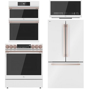 3D LG kitchen appliance collection