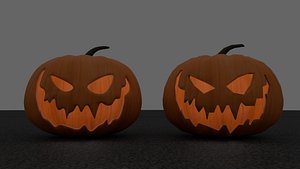 3D Halloween Pumpkin