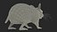 Syrian Hamster Black Rigged