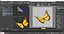 Schmetterling mit fliegender Animation
