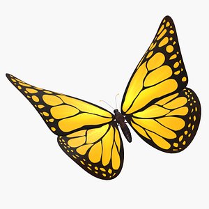 Butterfly with Flying Animation 3D