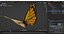 Schmetterling mit fliegender Animation