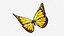 Schmetterling mit fliegender Animation