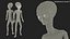 Cartoon Alien truccato per Cinema 4D