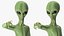 Cartoon Alien truccato per Cinema 4D