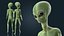 Cartoon Alien truccato per Cinema 4D
