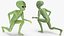 Cartoon Alien truccato per Cinema 4D