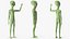 Cartoon Alien truccato per Cinema 4D
