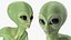 Cartoon Alien truccato per Cinema 4D