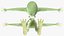Cartoon Alien truccato per Cinema 4D