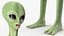 Cartoon Alien truccato per Cinema 4D