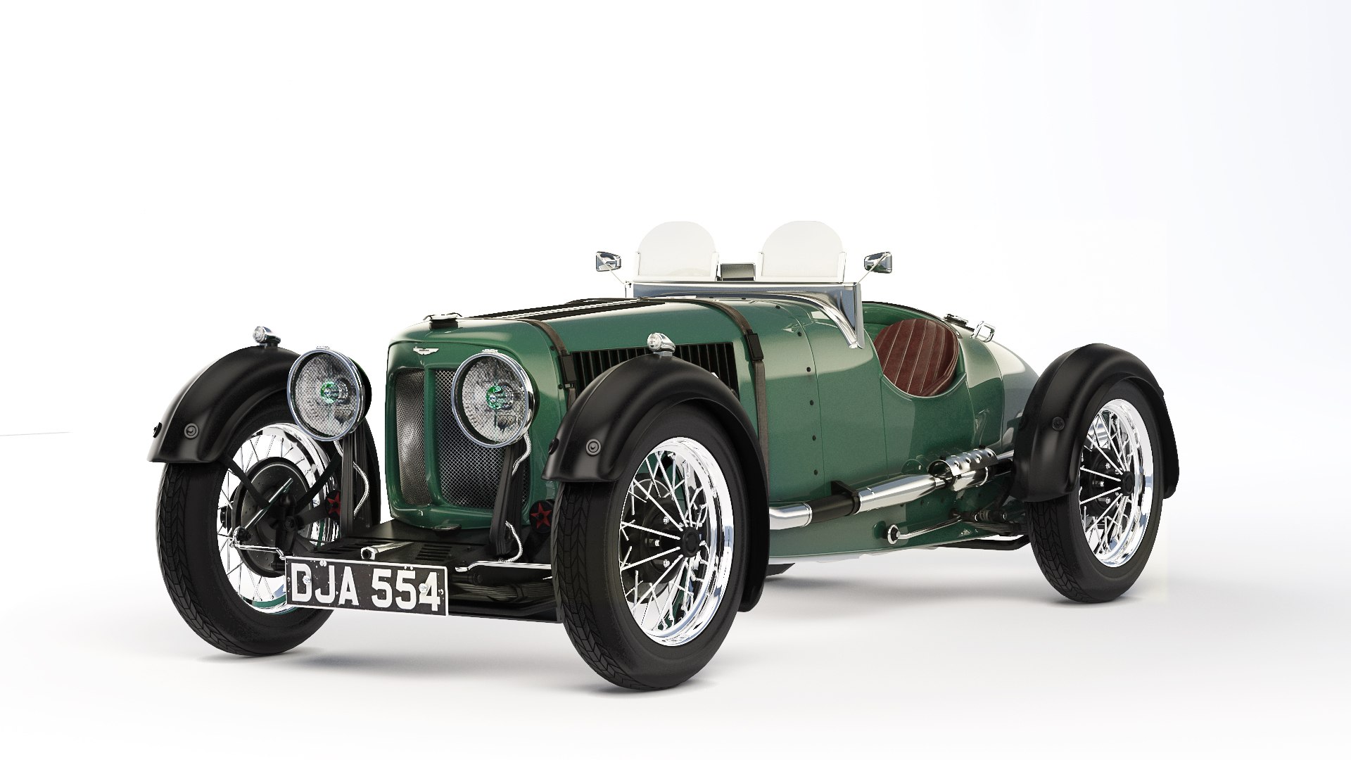 MCM製　アストン・マーティン　ウルスター　ル・マン１９３５年　No.33 緑 MCM製 アストン・マーティン ウルスター ル・マン1935年 No